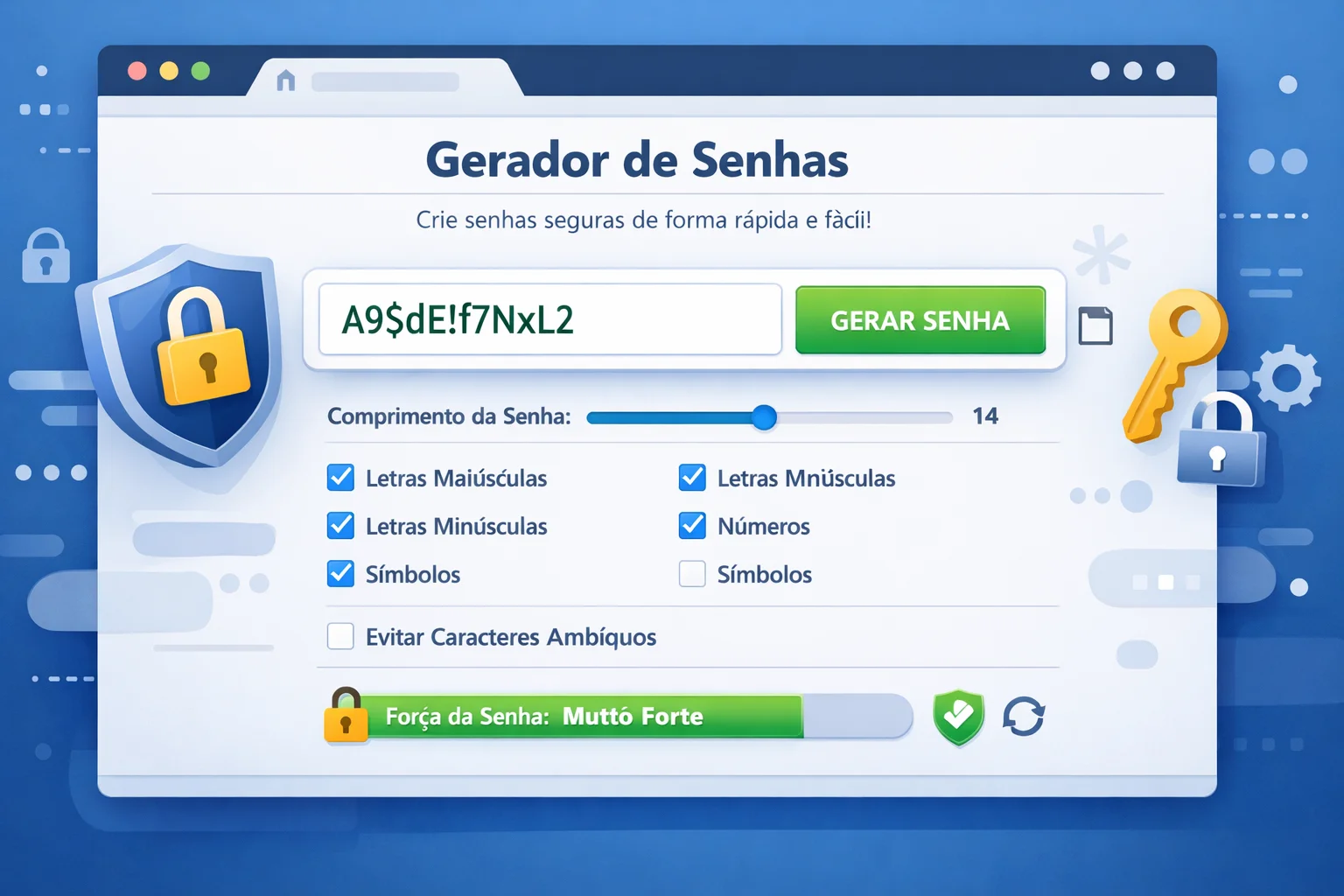 Gerador de Senhas