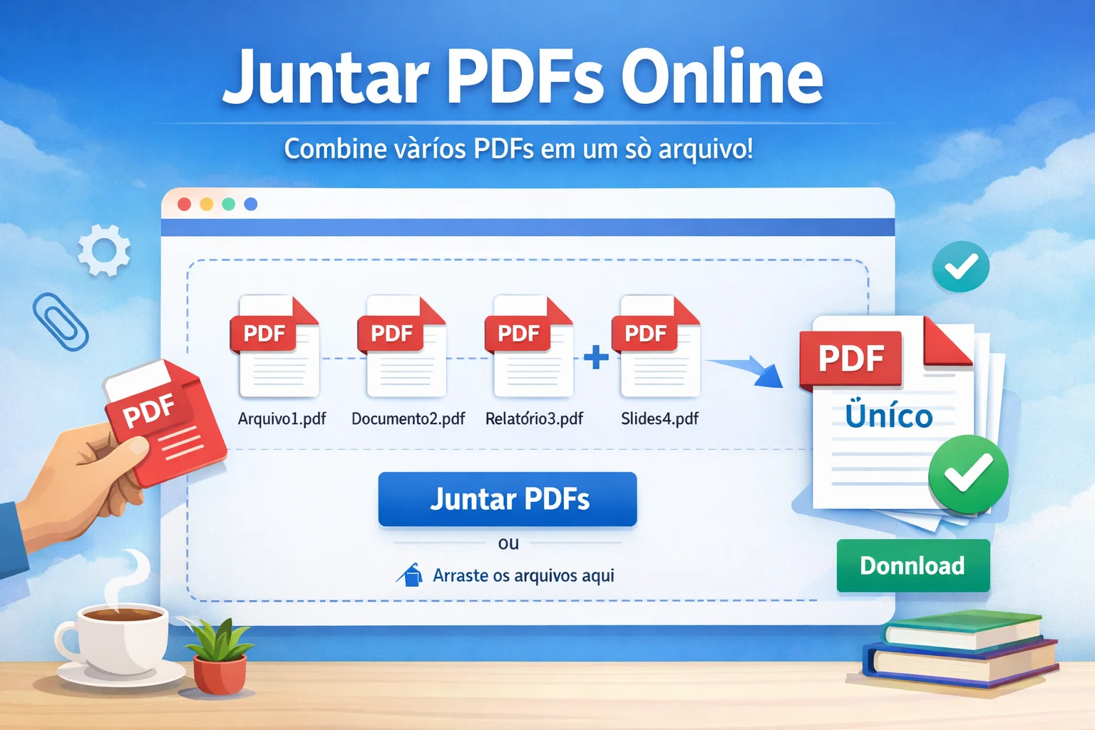 Juntar Arquivos PDF